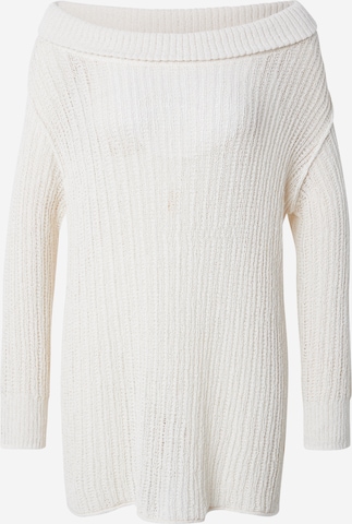 Pull-over 'Lori' WEEKDAY en blanc : devant