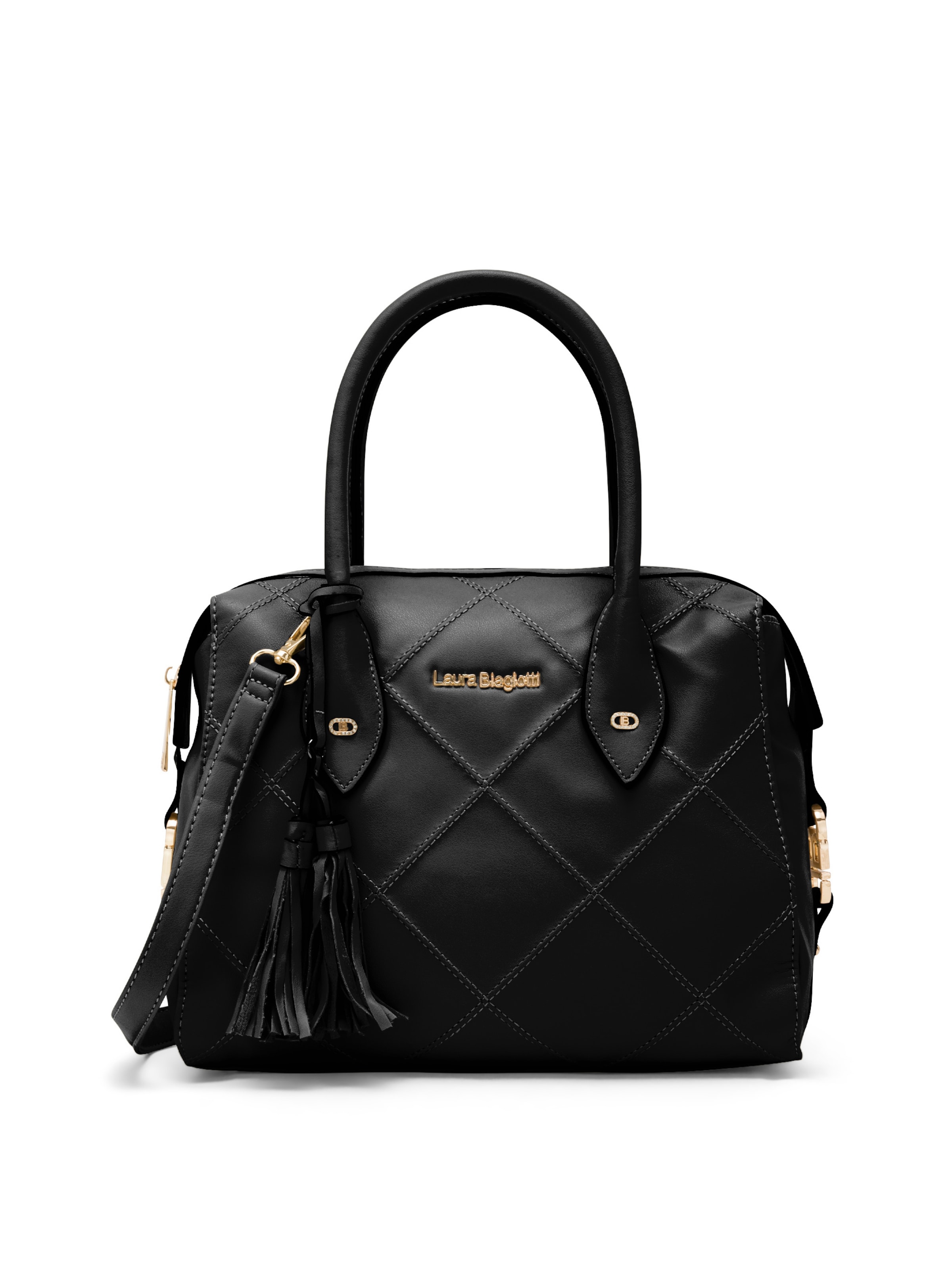 Borsa a mano di Laura Biagiotti in nero: frontale