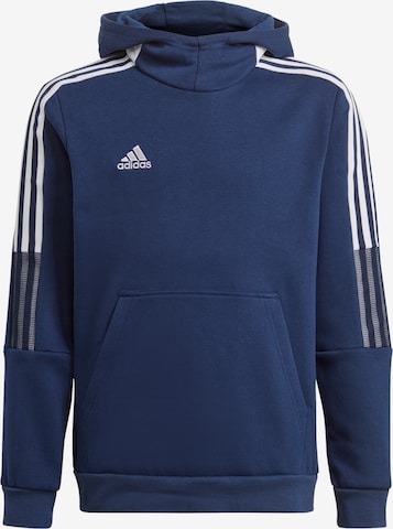 ADIDAS PERFORMANCE Sportsweatshirt 'Tiro 21 Sweat' in Blau: predná strana