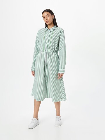 TOMMY HILFIGER Shirt Dress in Green: front