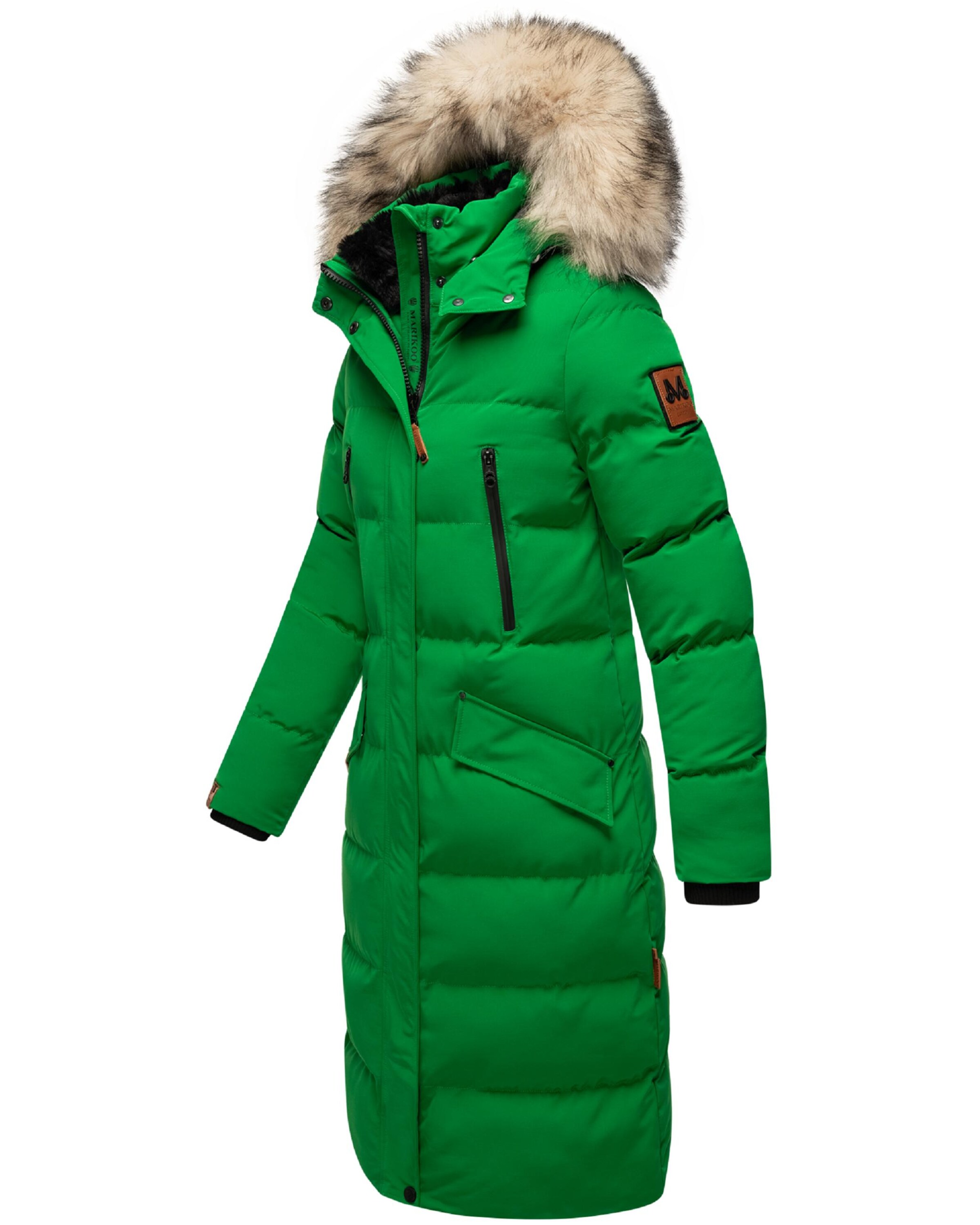 Manteau d’hiver 'Schneesternchen' MARIKOO en vert