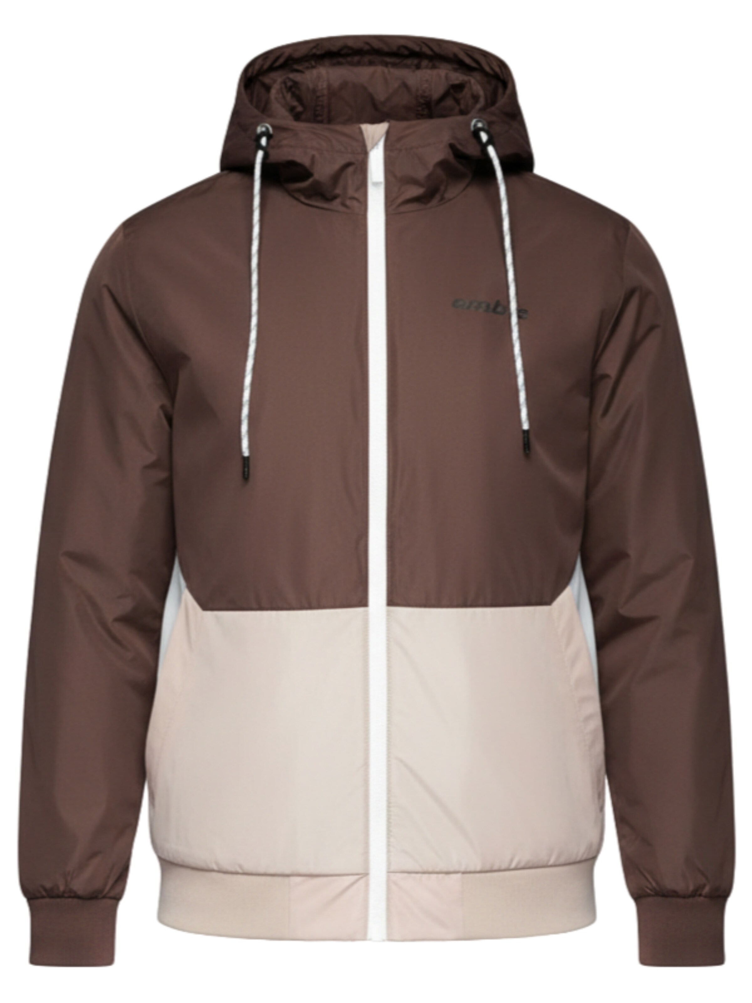 Ombre - Chaqueta de entretiempo en marrón: frente