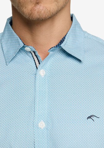INDICODE Regular fit Button Up Shirt in Blue