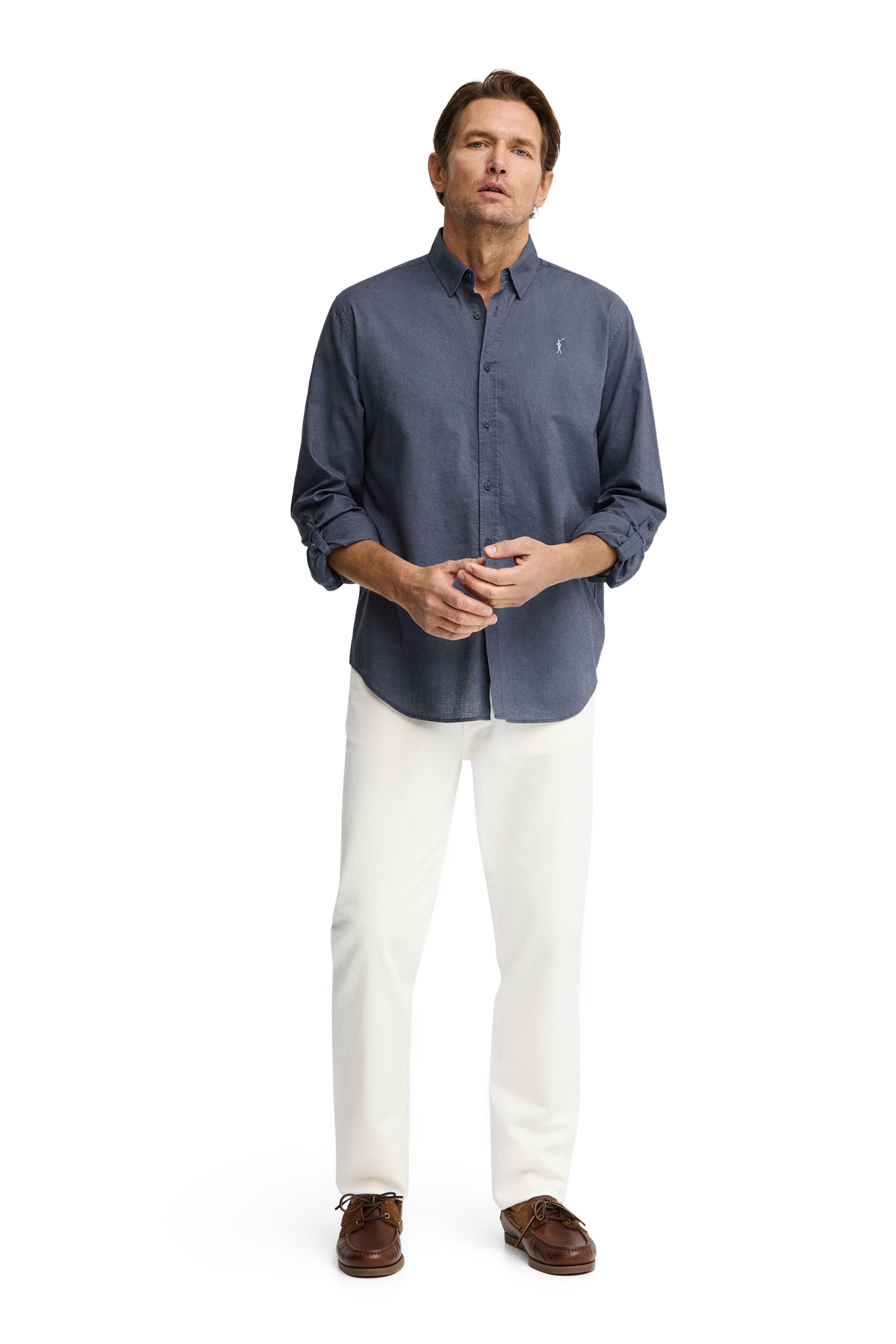 Polo Club Regular fit Button Up Shirt in Blue