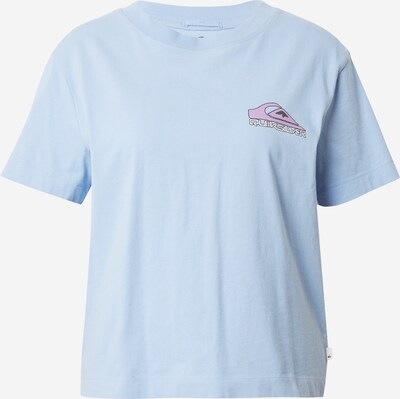 QUIKSILVER T-Shirt 'UNISCREENSS' in pastellblau / hellblau / helllila / schwarz, Produktansicht