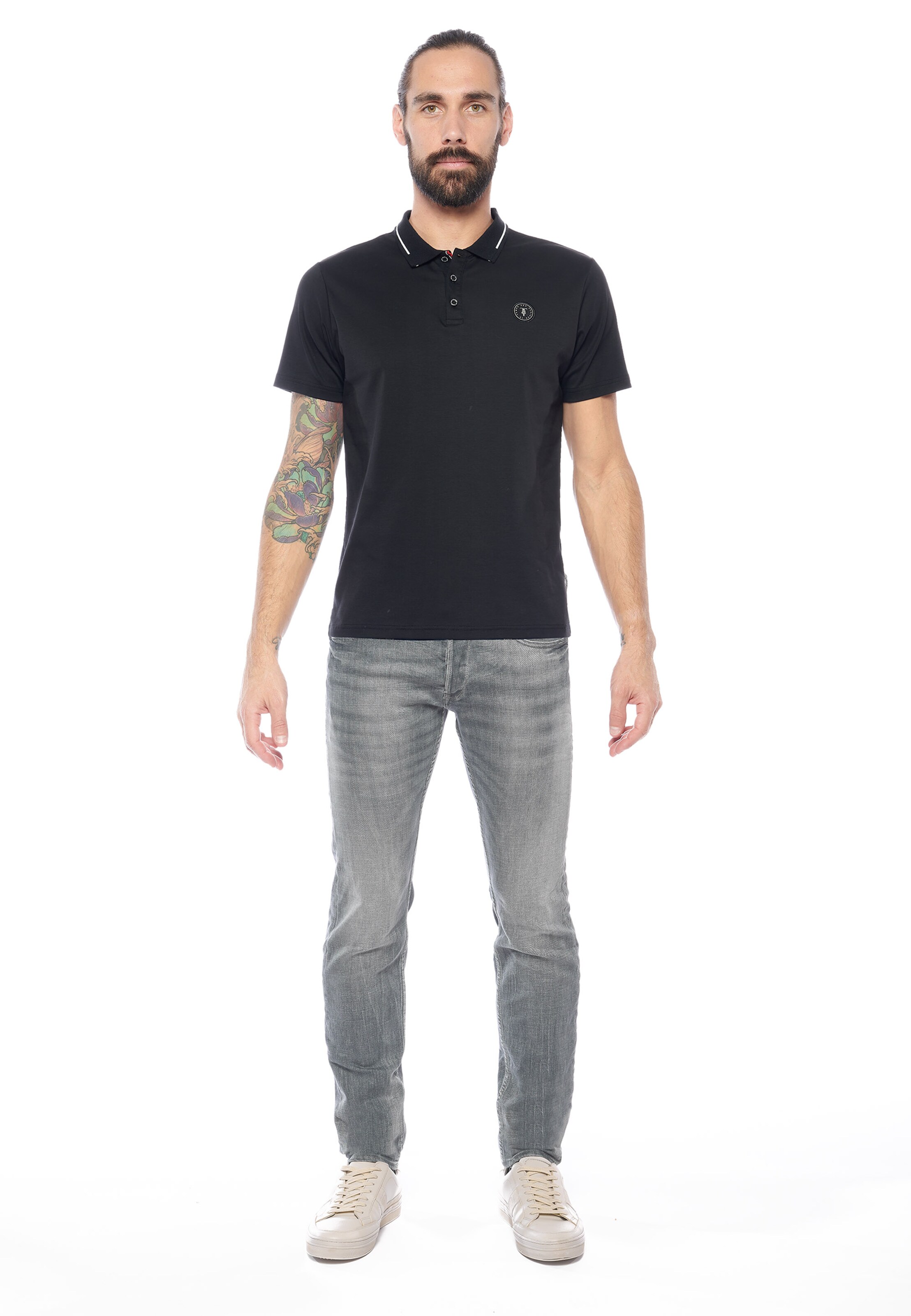 Le Temps Des Cerises Regular Jeans in Grau