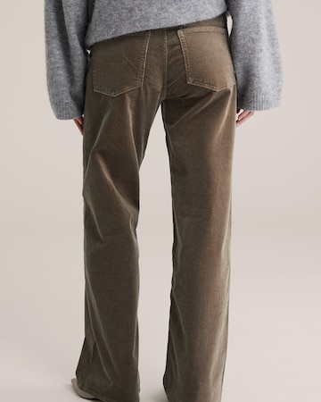 WE Fashion Обычный Штаны в Зеленый