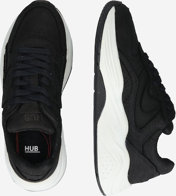 Sneaker low 'Eclipse' de la HUB pe negru