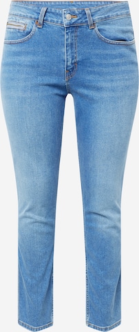 Esprit Curves Regular Jeans in Blauw: voorkant