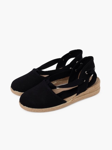 Sandales Pisamonas en noir