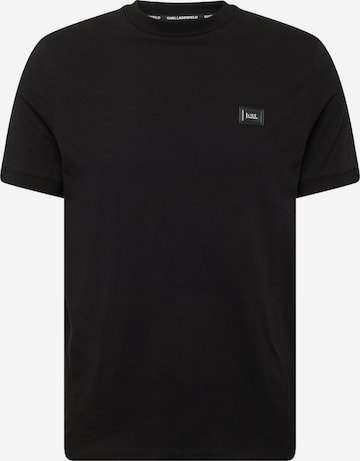 Tricou de la Karl Lagerfeld pe negru: față