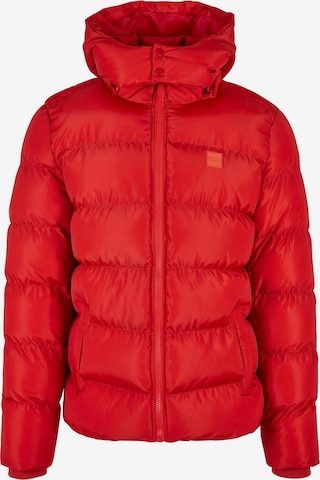 Urban Classics Winter Jacket in Red: front