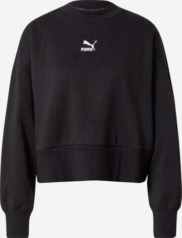 PUMA Sweatshirt 'Classics' in Black: front