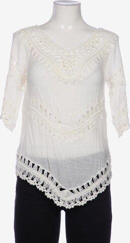 Cream Blouse & Tunic in XS in White: front