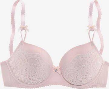 LASCANA Bra 'Aurora' in Pink: front