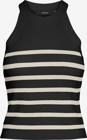 VERO MODA Gebreide top 'SABA' in Zwart: voorkant