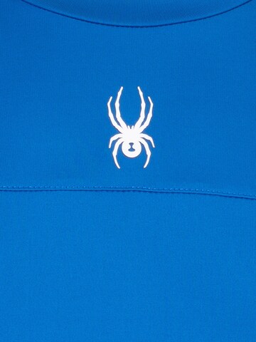 T-Shirt fonctionnel Spyder en bleu