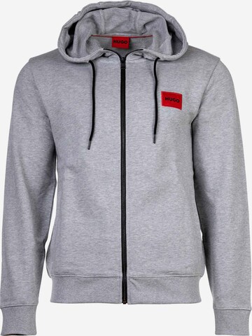 HUGO Red Sweatjacke 'Daple' in Grau: predná strana