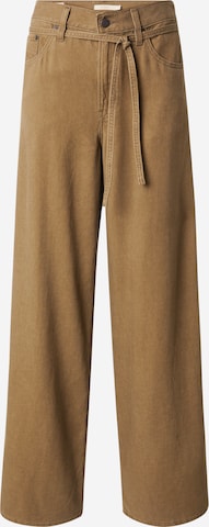 Jean 'XL STRAIGHT INFLUENTIAL LADY IN LINEN DENIM' LEVI'S ® en vert : devant