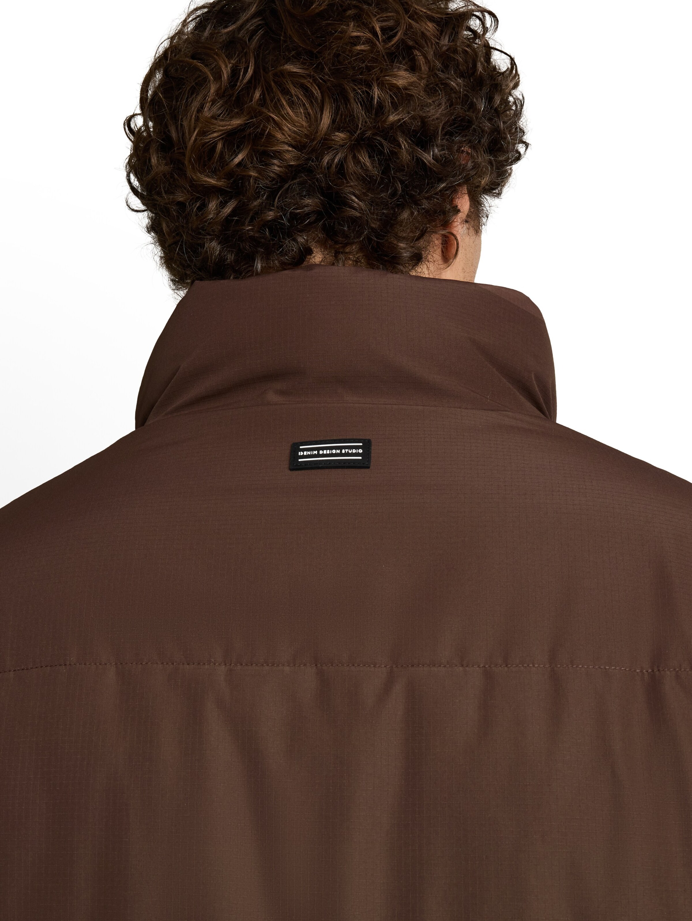 TOM TAILOR DENIM Winter jacket in Brown