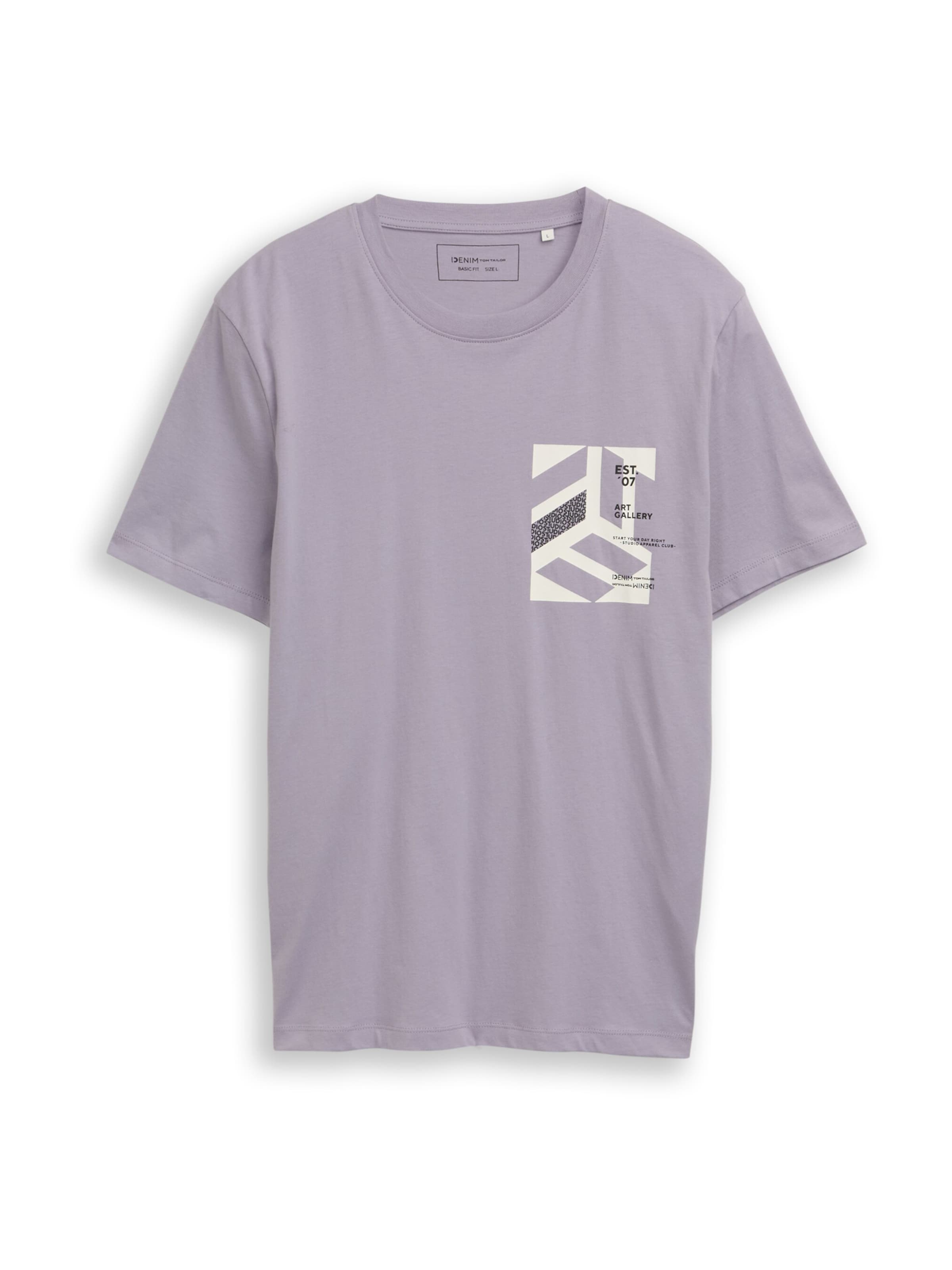 TOM TAILOR DENIM - Camiseta en lila: frente