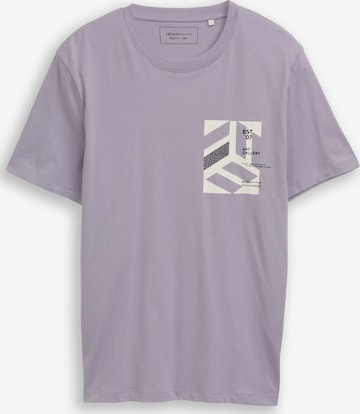 TOM TAILOR DENIM - Camiseta en lila: frente