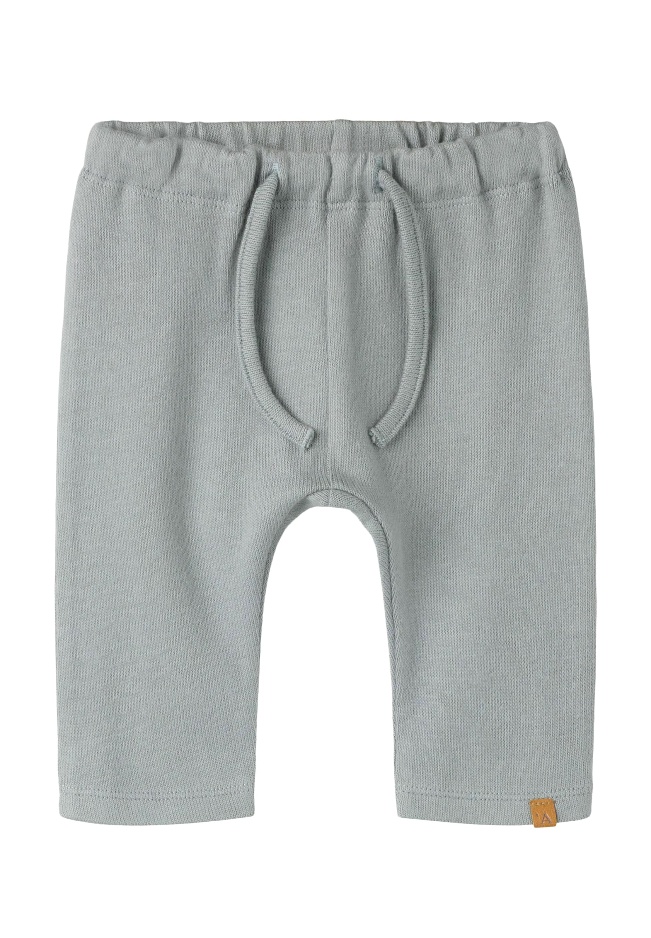 Lil'Atelier Regular Pants 'THORO LEO' in Grey: front