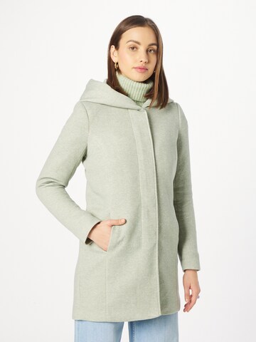 Manteau mi-saison 'Sedona' ONLY en vert : devant