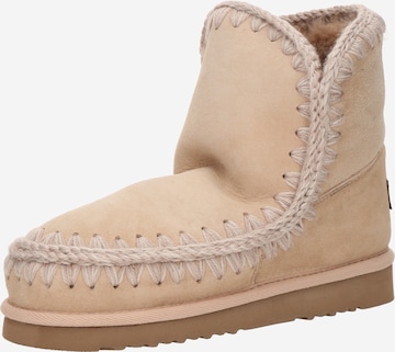 Boots 'ESKIMO 18' MOU en beige : devant