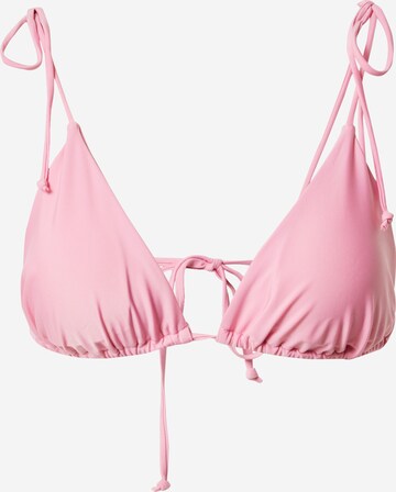 NLY by Nelly Triangel Bikinitop 'Harmony' in Pink: predná strana