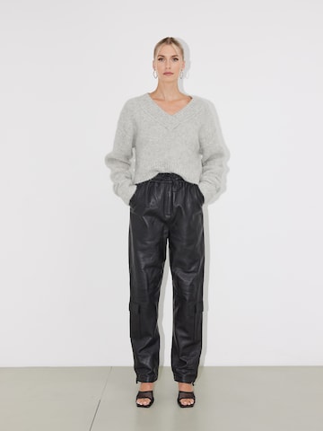 LeGer Premium Loose fit Cargo Pants 'Lorain' in Black