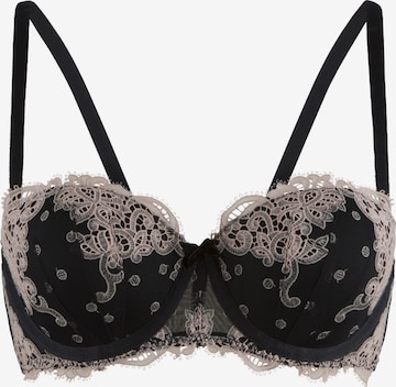 LingaDoreBalkonet Grudnjak - crna boja: prednji dio