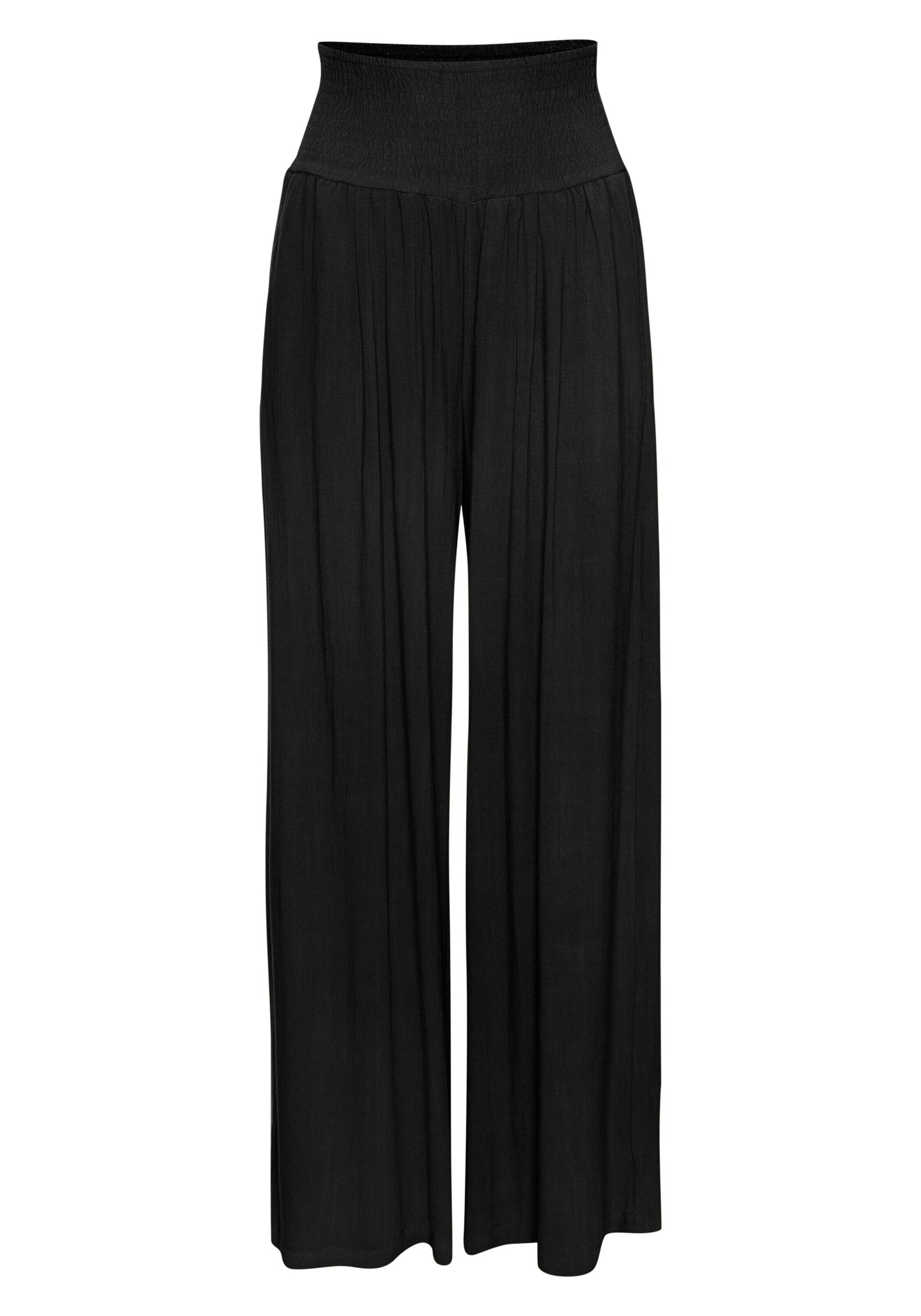 FRENCH CONNECTION Wide Leg Housut värissä musta: etupuoli