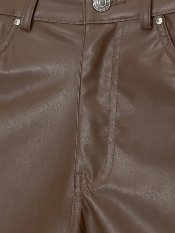 Pull&Bear Wide Leg Bukser i brun