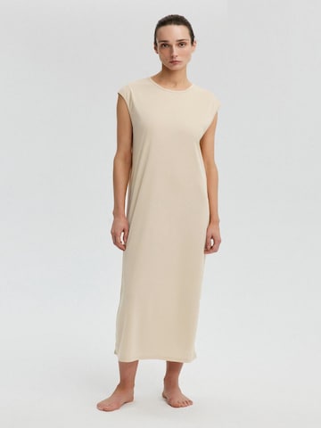 Touche Prive Kleid in Beige: Vorderseite
