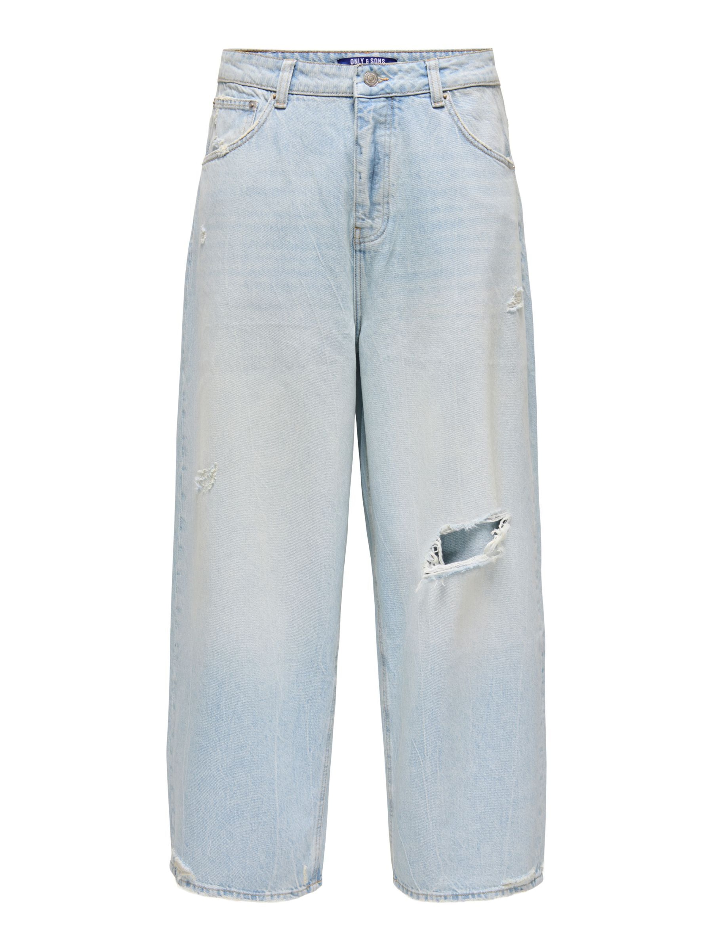 Only & Sons Jeans 'ONSFade' in de kleur Lichtblauw, Productweergave