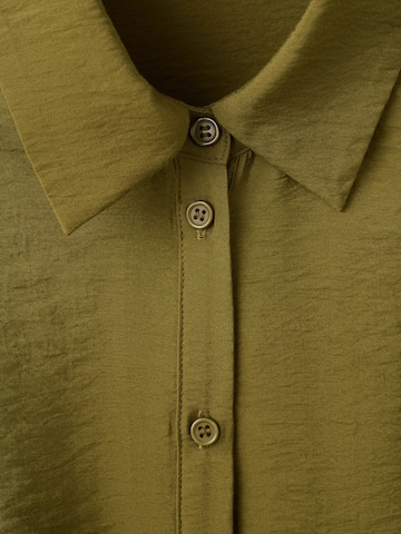 MANGO Bluzka 'NUDO' w kolorze zielony