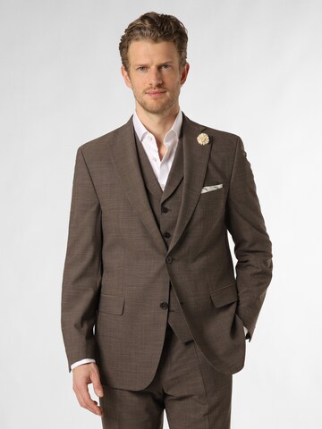 CARL GROSS Regular fit Suit Jacket ' Shelby ' in Brown: front