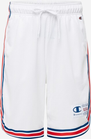 Champion Authentic Athletic Apparel Pants 'Legacy' in White: front