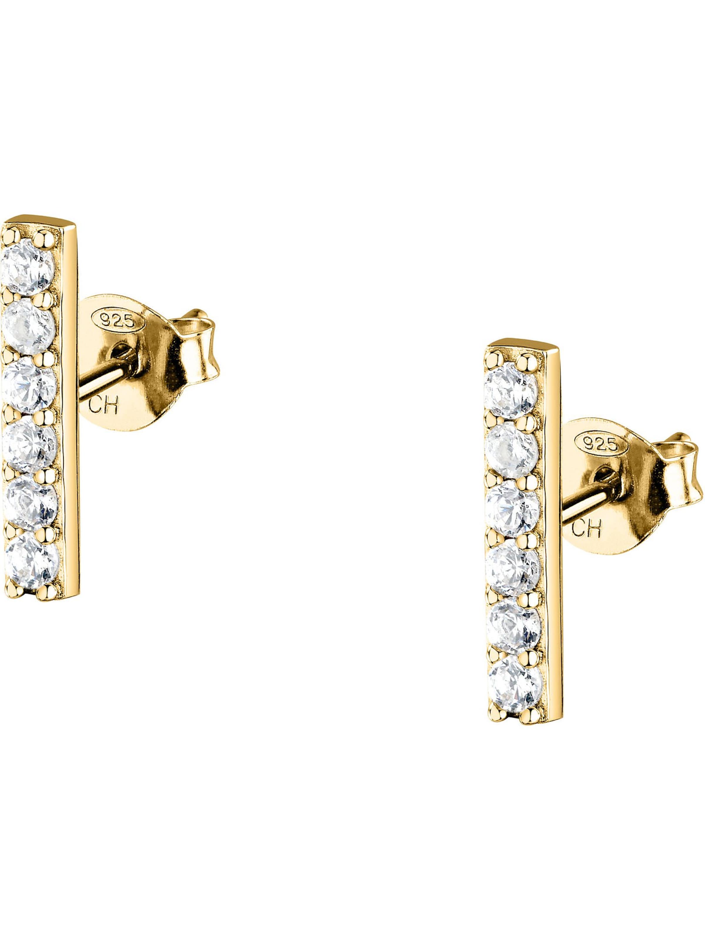 La Petite Story Ohrringe in Gelb: Vorderseite