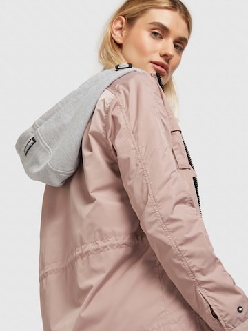 khujo Between-Season Jacket 'FLAMES' in Pink