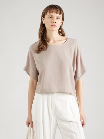 PIECES Blouse 'MADDIE' in Beige: front