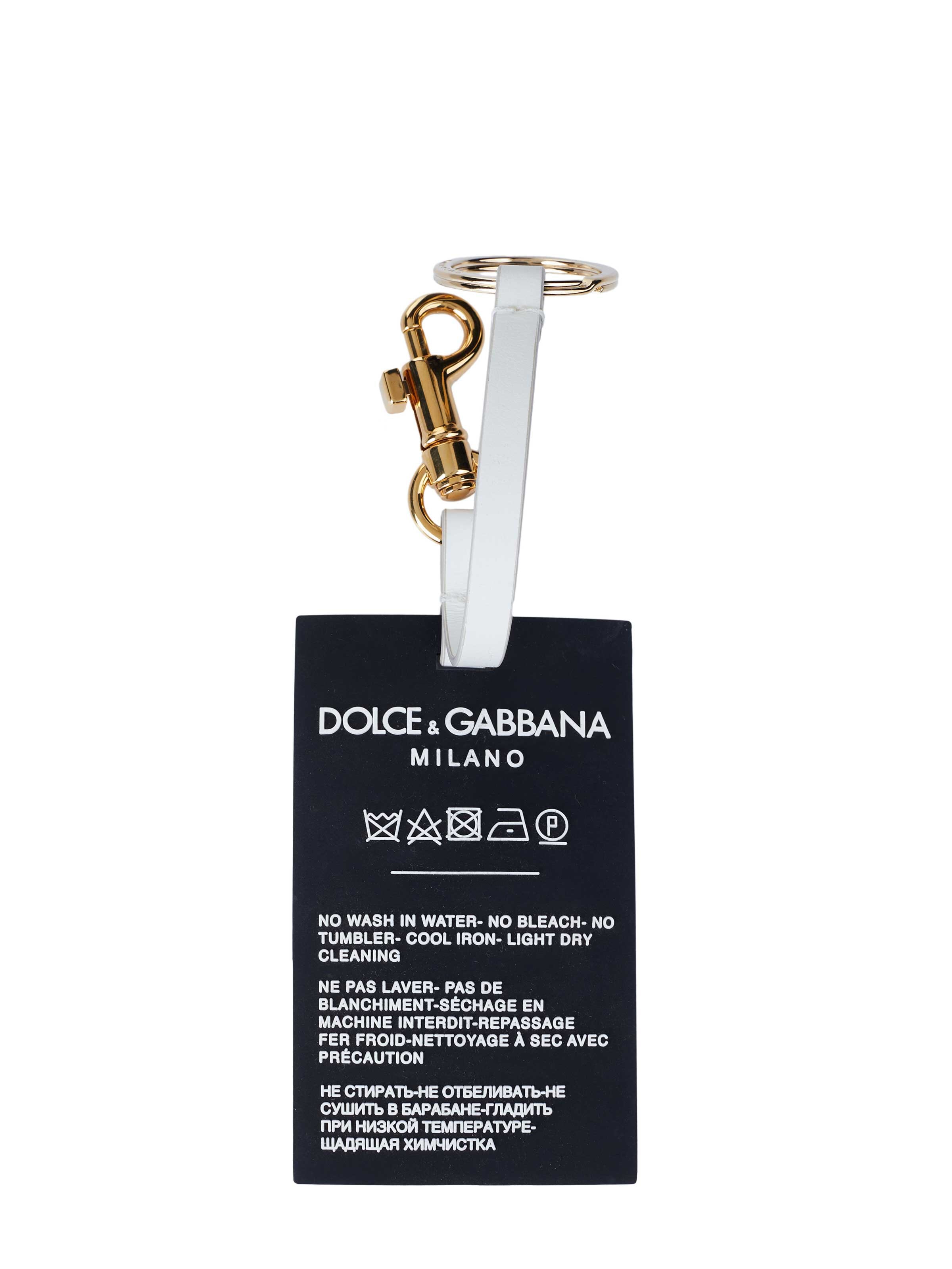 DOLCE & GABBANA - Llavero en negro