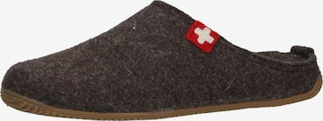 Living Kitzbühel Slippers in Brown: front