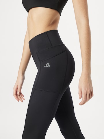 ADIDAS GOLF Skinny Sports trousers in Black