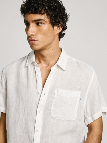 Pepe Jeans Regular fit Overhemd 'Amaro' in Wit