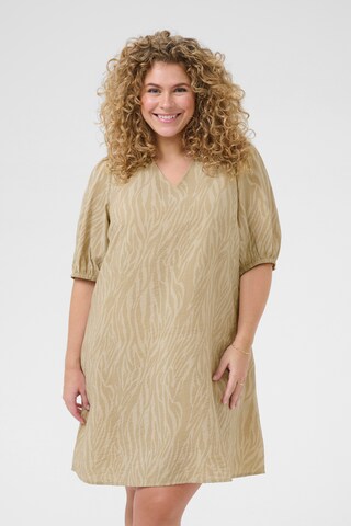 Robe 'Elna' KAFFE CURVE en beige : devant