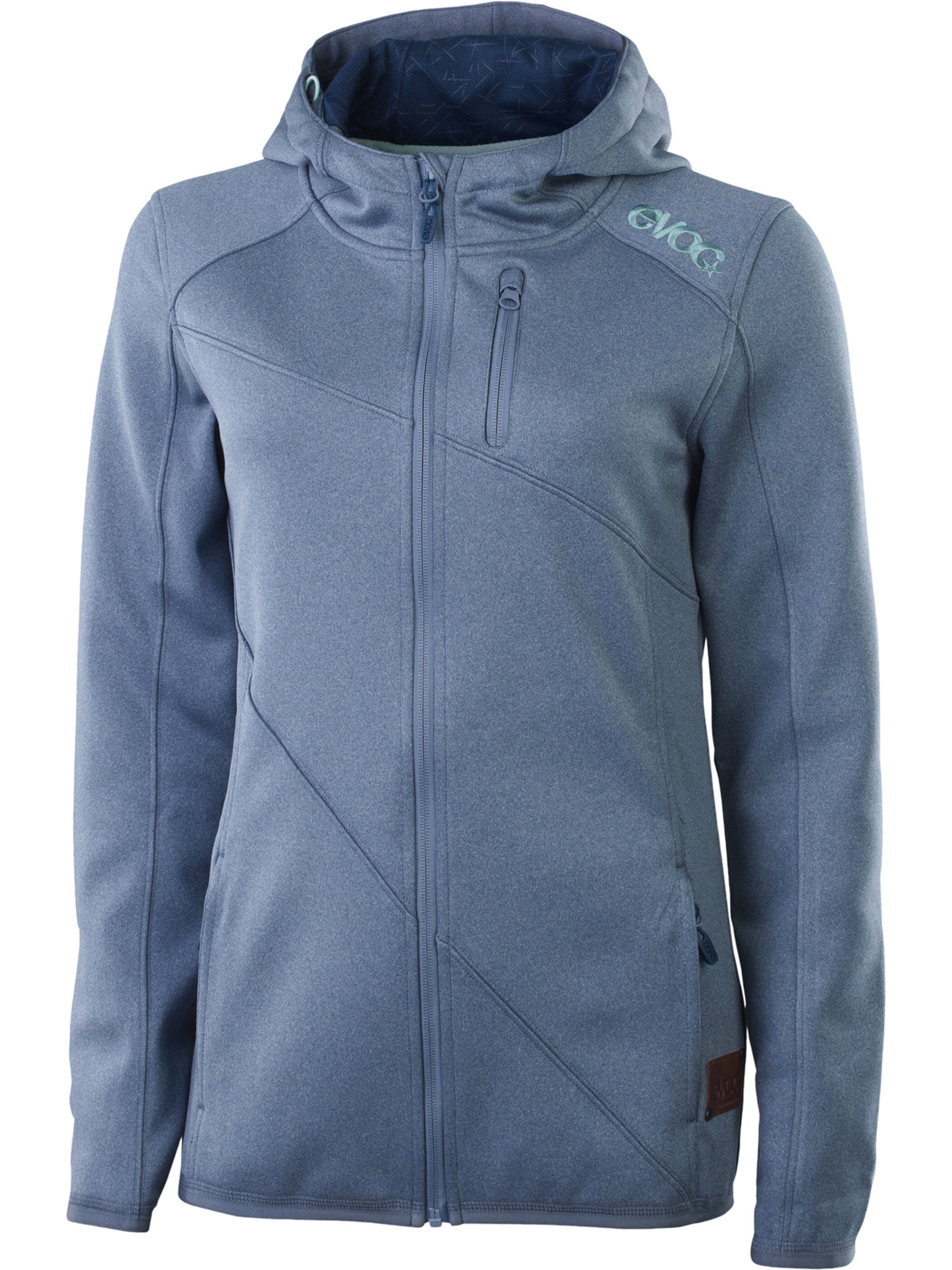 EVOC Performance Jacket 'HOODY' in Blue: front