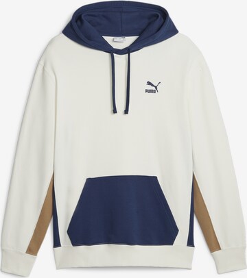 PUMA Athletic Sweatshirt in White: front