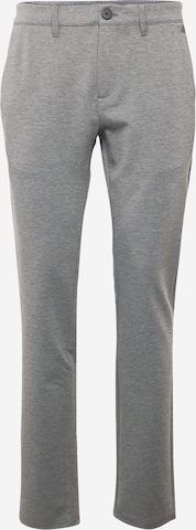 BLEND Regular Chino Pants 'Bhlangford' in Grey: front